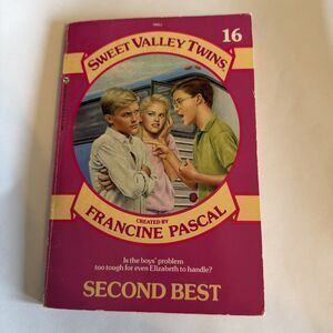 Second Best #16 SWEET VALLEY TWINS (Francine Pascal, 1988) Paperback Book